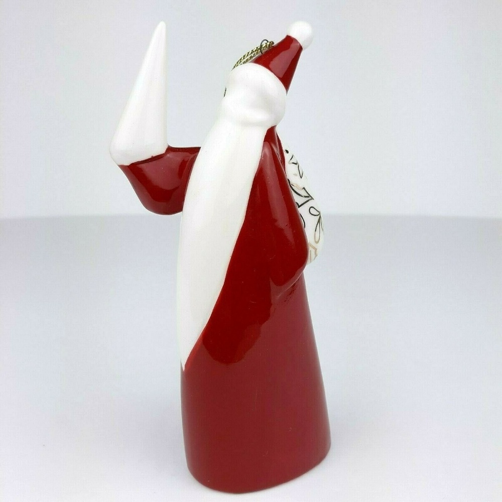 Ceramic Santa Christmas Ornament Figurine